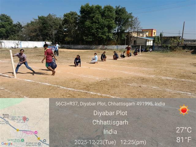 Sports-Govt. Naveen Swami College Bodla Dist Kabirdham,491995 C.G.